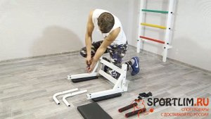 Как собрать брусья для шведской стенки от Sportlim.ru