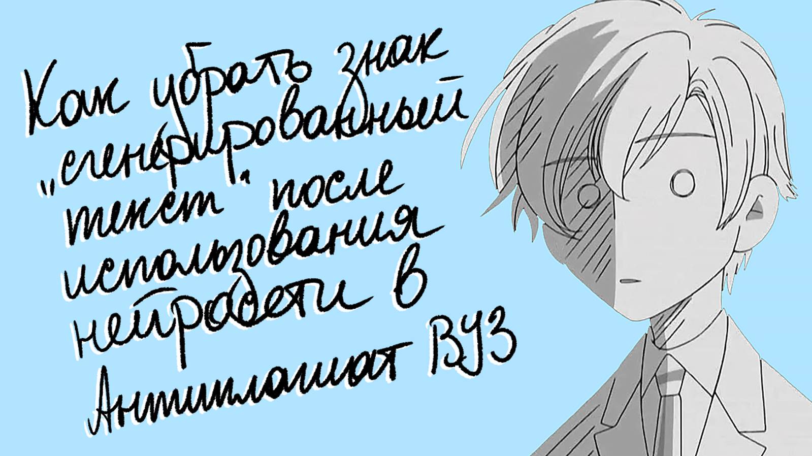 Как убрать знак "Сгенерированный текст” в антиплагиат вуз после использования нейросети – инструкция