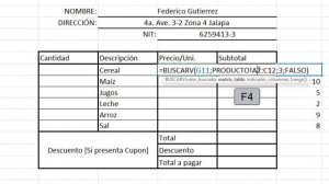 cómo crear una factura en Excel paso a paso