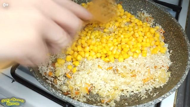 Рис на гарнир с курицей и овощами в духовке. Теперь готовлю только так. | 0+