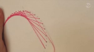 Изонить 52 - Новый алгоритм заполнения окружности. Способ 2