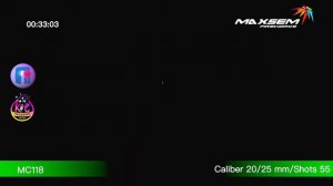 Фейерверк (салют) EASTER 55 залпов MC118 Maxsem