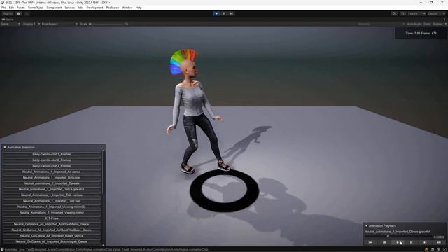WIP CC4 - Blender 3.3 - Unity - Strand Hair Test смотреть онлайн