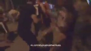 Нетипичная Махачкала Даги vs Грузины суета драка