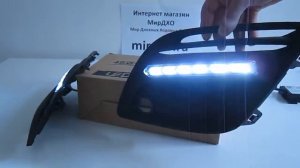 ДХО для VOLVO XC60 2008-13, завод Esuse Тайвань. Ходовые огни Вольво ХС60. МирДХО