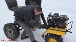 МОТОБЛОК ЦЕЛИНА В ЗИМНЕЕ ВРЕМЯ