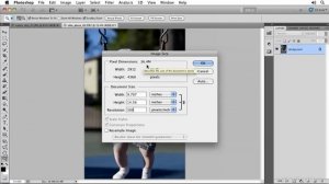 Photoshop CS5: Image Size and Resolution and Resizing an Image