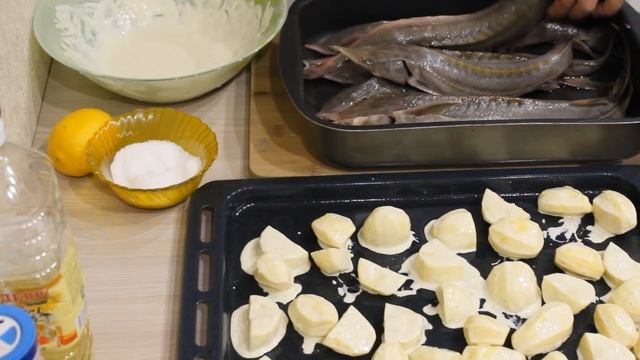 Рецепт стерляди с картошкой в духовке