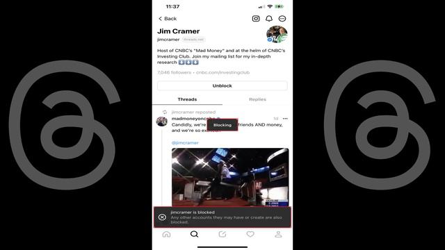 How to Block or Unblock Someone on Meta Threads смотреть онлайн