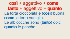 Итальянский язык. Урок 34. Gradi di comparazione dell'aggettivo. Степени сравнения прилагательных.