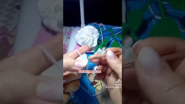 Вяжем розы крючком смотреть онлайн