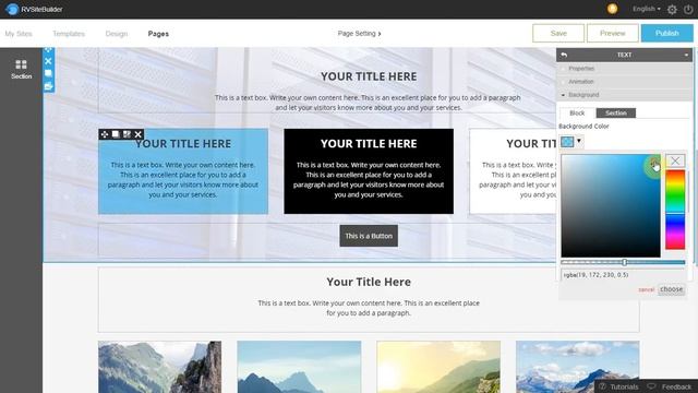Новая версия конструктора сайтов RVSitebuilder 6.4 смотреть онлайн