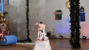 Каучук, Студия акробатики "Пантера",  педагог Зыбина О.В. "Новогодний Далматинец"