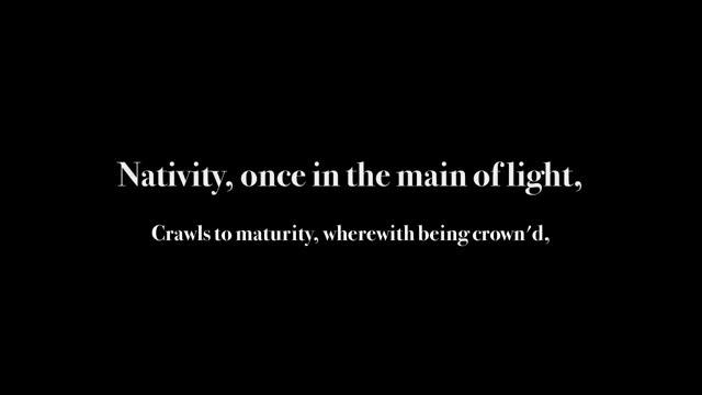 Sonnet 60 by William Shakespeare смотреть онлайн