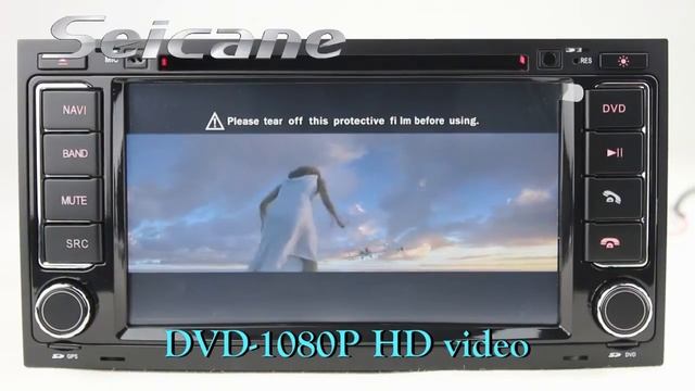 OEM 2003-2010 VW Touareg Touch Screen Sat Nav Head Unit with 3-Zone POP AV In/Out 3G RDS SD MP4 смотреть онлайн