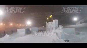 На Норильск обрушилась "Черная пурга": кадры снежного бурана