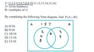 Venn diagrams and probability