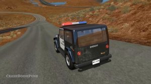 Crazy Police Chases #13 - BeamNG Drive Crashes