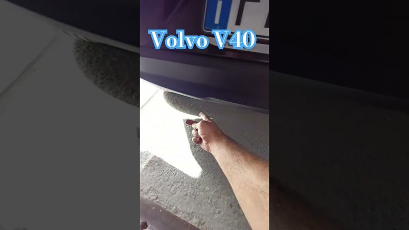 Volvo V40 Как снять задний бампер за 5 минут