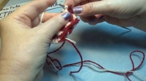 Мягкие тапочки спицами_следки от мыска_подробный мастер класс #676