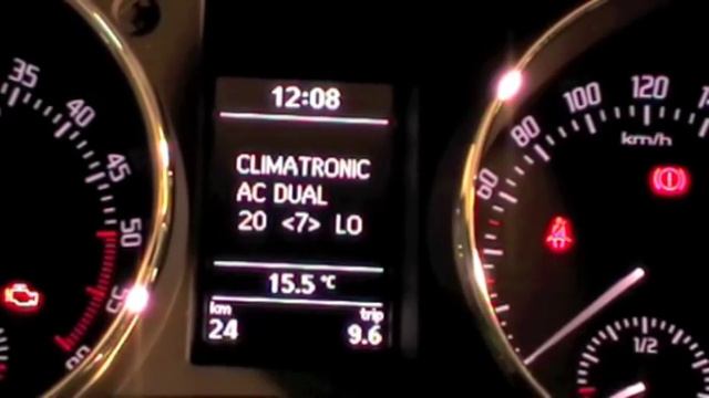 Skoda Yeti 2010+Pioneer+Climatronic Anzeige im MFA смотреть онлайн