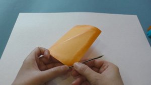 Зонтик из цветной бумаги. Осенние поделки своими руками. Бумажный зонт.