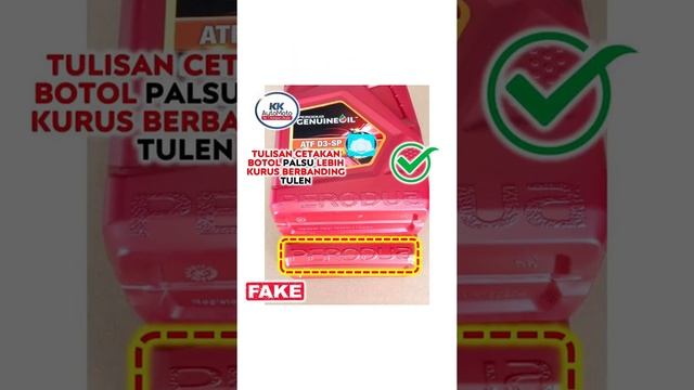 FAKE! PALSU!   Auto Gear Oil ATF Perodua D3-SP