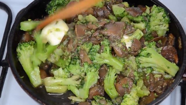 Фетучини с брокколи и грибами ? Коробкова кулинарит