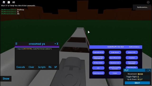 Roblox GodStuffs Fun Gui Script Showcase смотреть онлайн