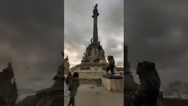 Barcelona statue of Columb #barcelona #spain #history