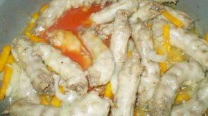 Куриные шейки с овощами