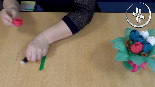 Мастер-класс "Цветочный триколор". смотреть онлайн