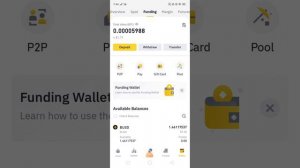 How to transfer funds from Funding Wallet to Spot wallet in Binance || Online Earning || Crypto