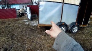 Огромный прицеп Б категории. МЗСА 817735, 4,5 метра на двух осях