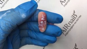 МК Цветочная фантазия 2. Аэрография на ногтях с трафаретами