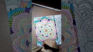 Мандала раскраска! Раскрашиваем правильно!