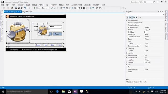 How to create inventory management attach bar code reader