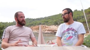 Speaking with Judge Jules about life In Ibiza during covid 19 at Cala Salada San Antonio