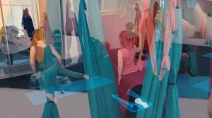 Пилатес в гамаках