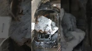 Снятие раздатки замена сальника заднего АКПП на Мицубиси Монтеро Спорт