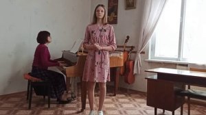 А.Скарлатти ария Sento nel core  Терещук София конц.Руднева Е.П.