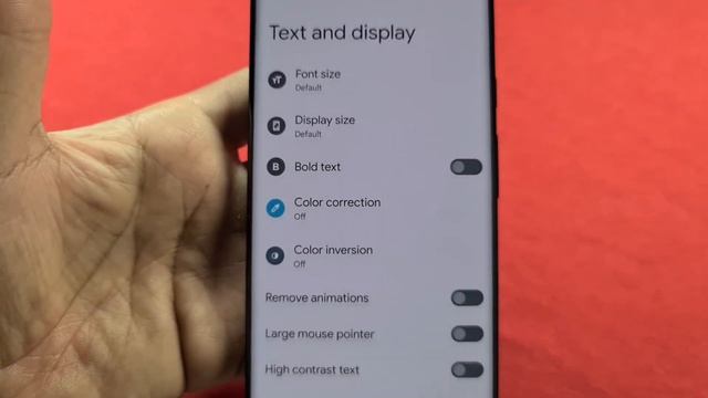 how to turn on bold text and high contrast text for Google Pixel 6 Pro smartphone смотреть онлайн