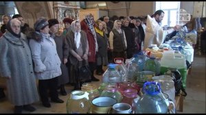 Литургия и освящение воды в Свято-Покровском храме