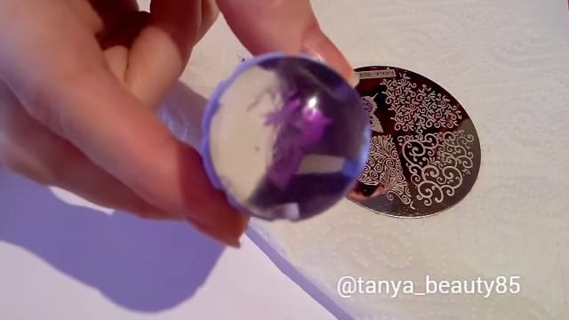 Стемпинг с помощью прозрачного штампа с AliExpress. Stamping nail art. Clear jelly stamper смотреть онлайн