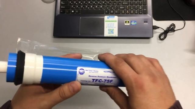 Aquafilter TFC-75F мембрана обратного осмоса к бытовым питьевым фильтрам. Обзор VodaVozduh.com смотреть онлайн