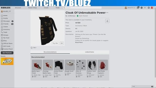 TOKYO REVENGERS MIKEY ANIME AVATAR ROBLOX смотреть онлайн