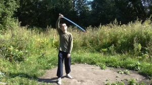Фехтование шашкой. Нанесение колющих в нашей биомеханике.
