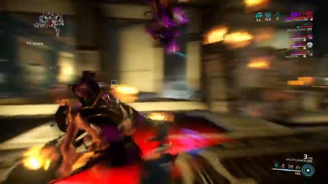 Warframe - Limbo Prime & Team VS. TYL REGOR LV.100 Sortie Tier 3 Mission смотреть онлайн