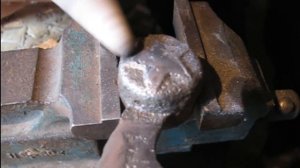 Restoration of a coal iron.Реставрация угольного утюга