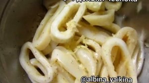 Кольца кальмаров во фритюре~egyptian food